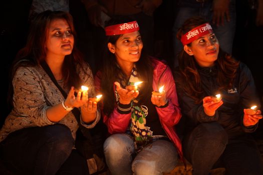 NEPAL, Kathmandu: After years of debate, Nepal adopted a new constitution on September 20, 2015, prompting scores of residents to celebrate near the constituent assembly building in Kathmandu. Out of the 598 members of the Constituent Assembly, 507 voted for the new constitution, 25 voted against, and 66 abstained in a vote on September 16, 2015. The event was marked with fireworks and fesitivities, but also with protests organized by parties of the Tharu and Madhesi ethnic communities.