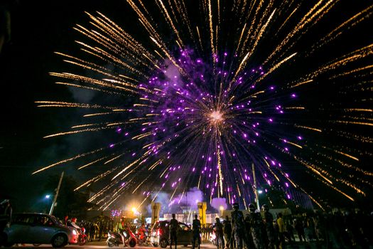 NEPAL, Kathmandu: After years of debate, Nepal adopted a new constitution on September 20, 2015, prompting scores of residents to celebrate near the constituent assembly building in Kathmandu. Out of the 598 members of the Constituent Assembly, 507 voted for the new constitution, 25 voted against, and 66 abstained in a vote on September 16, 2015. The event was marked with fireworks and festivities, but also with protests organized by parties of the Tharu and Madhesi ethnic communities.