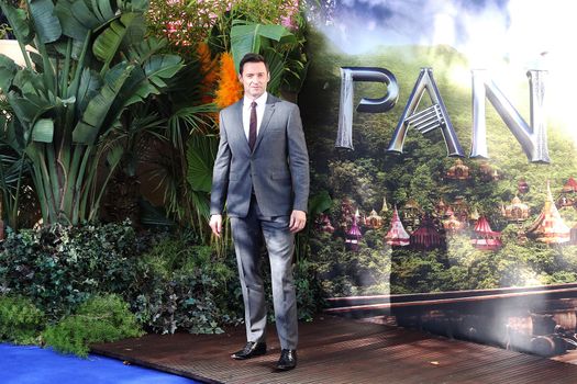 UNITED KINGDOM, London: Hugh Jackman was among the stars to hit the red carpet in London for Joe Wright's Pan, a prequel to J.M. Barrie's classic Peter Pan stories, on September 20, 2015.