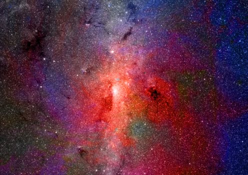 Star field in space a nebulae and a gas congestion. "Elements of this image furnished by NASA".