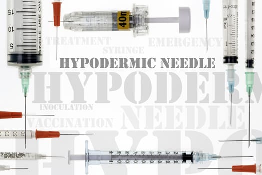 Medical - selection of syringes and hypodermic needles