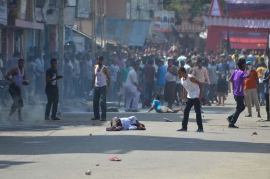 NEPAL, Terai: Nepal announced its first democratic constitution, sparking outrage among the Madeshi and Tharu ethnic communities on September 20, 2015. 	Demonstrators have staged protests in different parts of the Terai region, demanding a new demarcation of the state so that they are more fairly represented under the new constitution. 	The riots became violent and security personnel opened fire on protesters, killing at least one and leaving more than a dozen injured on September 20. 