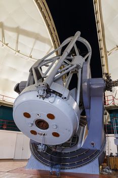 Large optical telescope in working position crimea