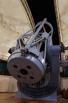 Large optical telescope in working position crimea