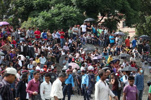 NEPAL, Kathmandu: Celebrations continued in Kathmandu, Nepal on September 21, 2015, one day after the government unveiled the country's first democratic constitution in a historic step. Out of the 598 members of the Constituent Assembly, 507 voted for the new constitution, 25 voted against, and 66 abstained in a vote on September 16, 2015. The event was marked with fireworks and festivities, but also with protests organized by parties of the Tharu and Madhesi ethnic communities.Photos taken by Newzulu contributor Dinesh Shrestha show the Nepalese people donning traditional garb and celebrating with folk music and dancing.