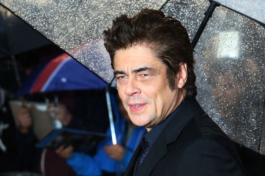 UNITED KINGDOM, London: Benicio Del Toro attends the UK premiere of Sicario at Leicester Square, London on September 21, 2015. 