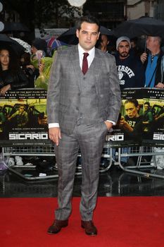 UNITED KINGDOM, London: Ricky Rayment attends the UK premiere of Sicario at Leicester Square, London on September 21, 2015. 