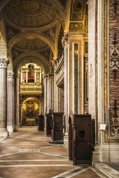the convent and Church of Gerolamini complex in Naples, Italy