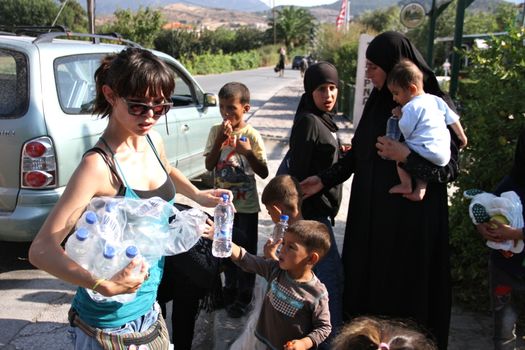 GREECE, Lesbos: Scenes of arrival in Lesbos, marking the beginning of a long and difficult journey through Europe for thousands of refugees, taken 4th-10th September, 2015. 