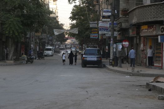 SYRIA, Aleppo: A glimpse into Aleppo, Syria on September 2, 2015, reveals a city destroyed by violence and war.  Little remains of the once populous city, on UNESCO's World Heritage list. Homes, businesses, and basic infrastructure have been severely damaged by years of civil war. The dangerous and unstable conditions are fueling a mass exodus of refugees from Syria into Europe.  The city of Aleppo also serves as an ISIS stronghold. 