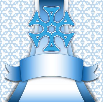 abstract New Year winter background with place for your text