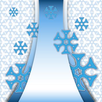 abstract New Year winter background with place for your text