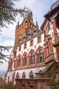 Weinheim, Germany - February 2, 2014: Castle of Weinheim