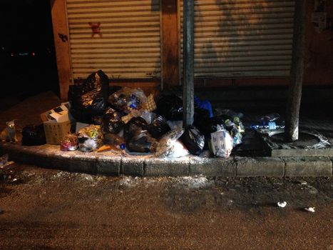 LEBANON, Beirut: It has been two months since the garbage crisis started in Beirut, and piles of waste can still be seen on the streets on September 21, 2015. 	Every street in the city is filled with garbage and the waste has to be burnt everyday. The city's main landfill site reached capacity in July and the political deadlock in Lebanon has meant no solution has been found. 
