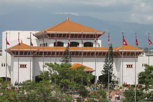 NEPAL, Kathmandu:  Nepal celebrates a new constitution embracing the principles of republicanism, federalism, secularism, and inclusiveness, in Kathmandu on September 20, 2015. Out of the 598 members of the Constituent Assembly, 507 voted for the new constitution, 25 voted against, and 66 abstained in a vote on September 16, 2015. The event was marked with protests organized by parties of the Tharu and Madhesi ethnic communities, which according to Newzulu contributor Anish Gujarel led to violence in Southern Nepal.