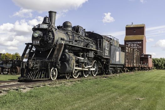 This vintage steam locomotive, known as the 10 wheeler or a type 4-6-0, was a favorite around the world during the first half of the 20th Century.