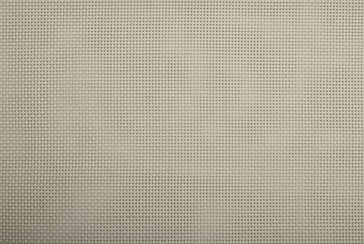 Background texture of grey wicker braided plastic double strings with small mesh