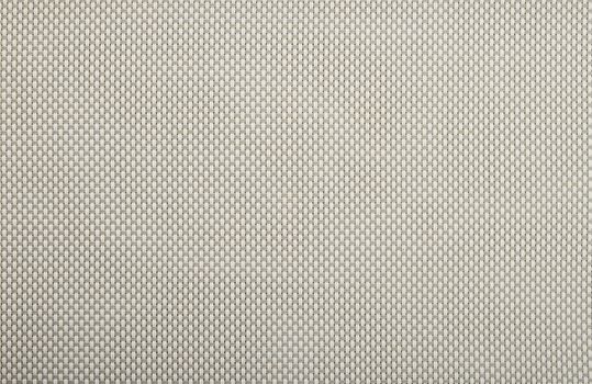 Background texture of horizontal gray and vertical white wicker braided plastic double strings with small mesh