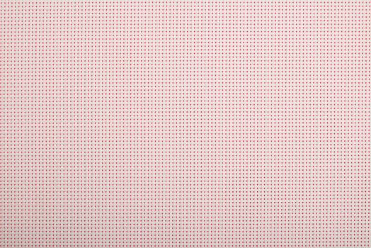 Background texture of white wicker braided plastic double strings with small mesh and pink back