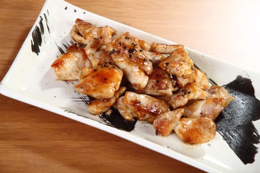 Japanese cuisine grilled chicken