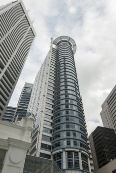 high office building Singapore in financial district