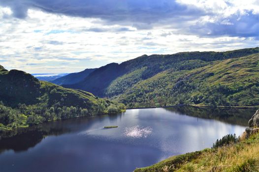 Beautiful Norwegian countryside close to the city of Bergen.