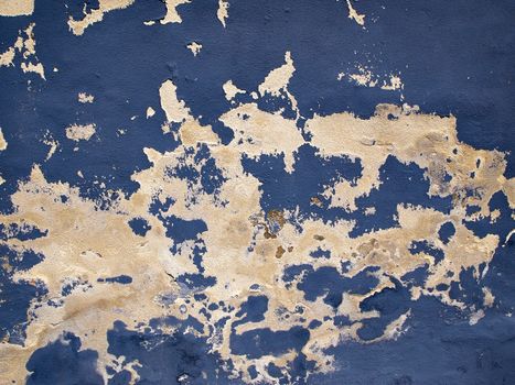 Background image of old broken vintage brick wall stucco