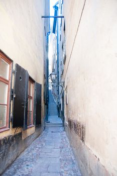 Gamla stan stockholm history center streets