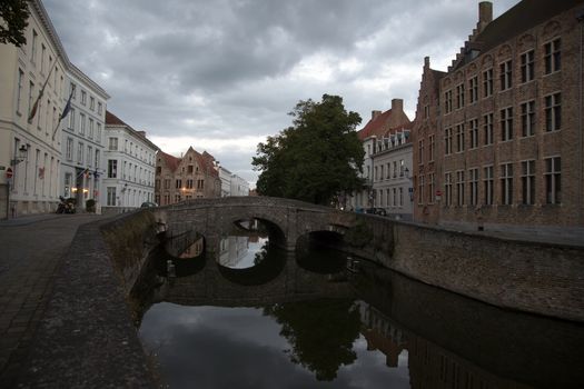 Brugge city in Belgium - beautiful tourism destination in Europe