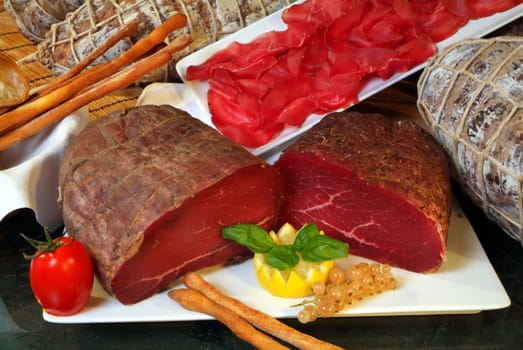 composition of italian bresaola