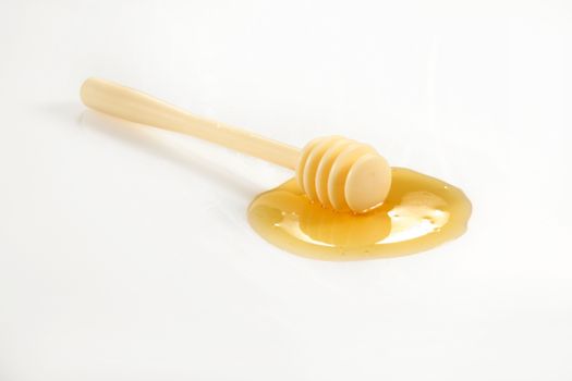 honey on white background