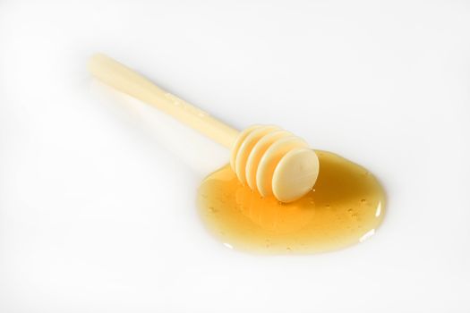 honey on white background