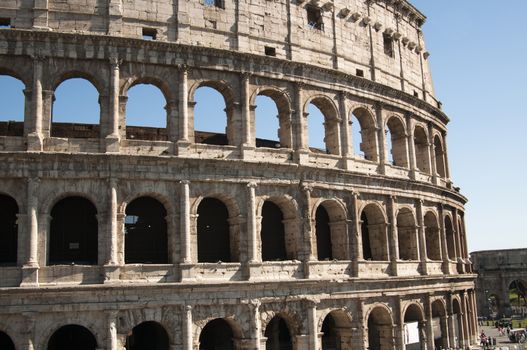 Coliseum during the day