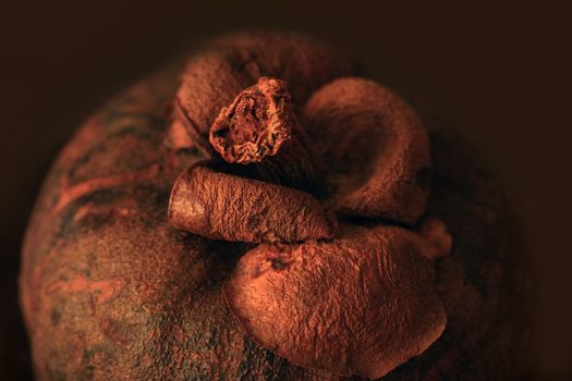 Mangostan - Exotic Fruit close up