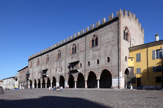 ducal palace city of mantova italy