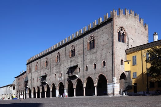 ducal palace city of mantova italy