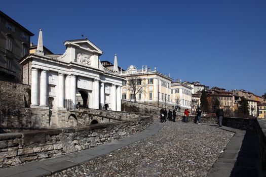 city of bergamo fortification old town