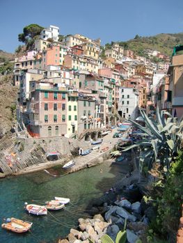 old port riomaggiore ligury italy