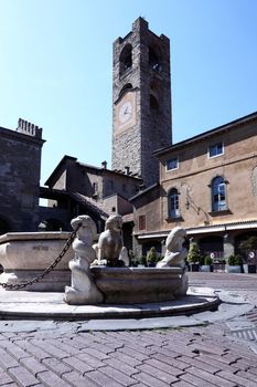 fontane "contarini" in old place bergamo alta"