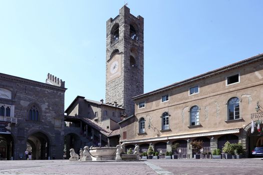 city of bergamo old square