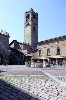 city of bergamo old square