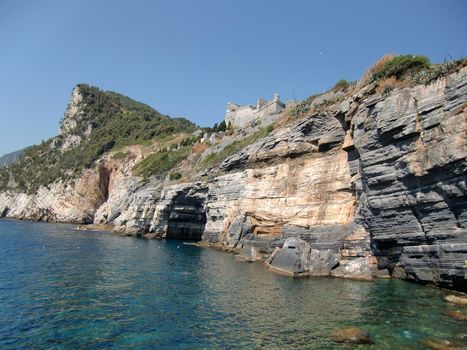 panoramic sea and coast porto venere Cinque Terre