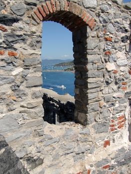 particular ruins portovenere cinque terre