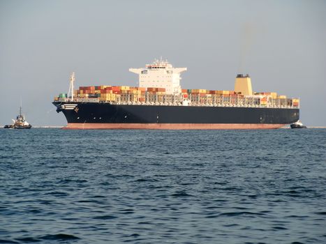 cargo ship port of la spezia italy