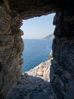 coast and sea portovenere italy