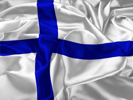 The flag of Finland, also called siniristilippu (Blue Cross Flag), dates from the beginning of the 20th century. It features a blue Nordic cross, which represents Christianity.