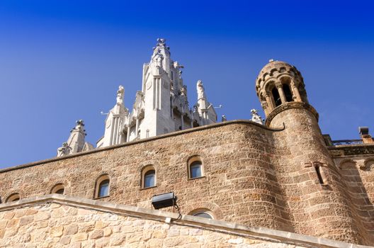 Temple of the Sacred Heart in Barcelona