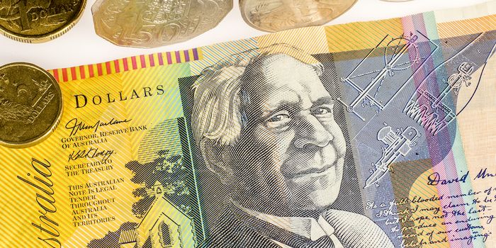 Australian currency used to purchase goods, also known as AUD.