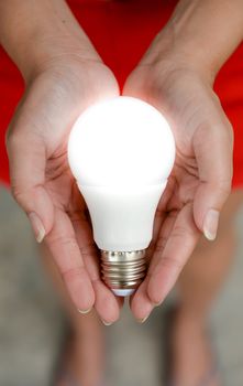 LED bulb - Energy in our hand with lighting