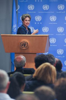 US, New York: Brazil's President Dilma Rousseff promised big cuts in greenhouse gas emissions by 2025, at UN talks on September 27, 2015. 	Using 2005 as the baseline level, the reduction target will be 37 percent over the next decade and 43 percent by 2030, she said at a United Nations meeting in New York. The talks come ahead of a key climate conference in Paris at the end of November, and Brazil's ambitious promises may pressure other countries to follow suit. 